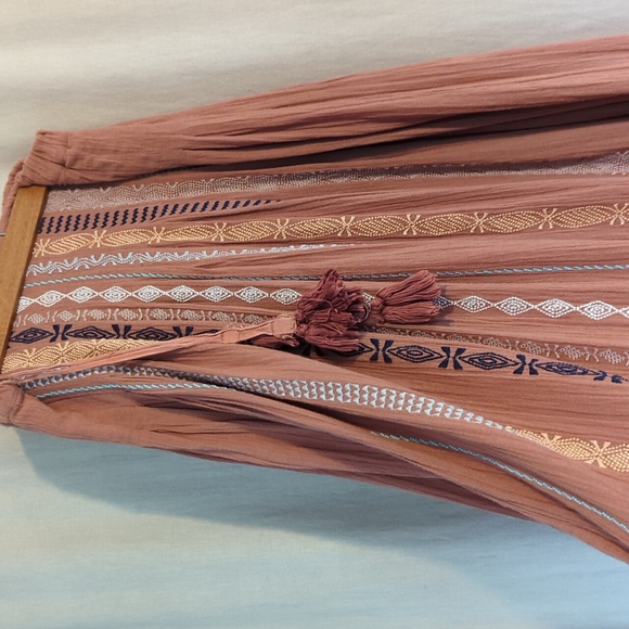 Free People FP One Kantha Embroidered Maxi Skirt - Picture 4 of 12